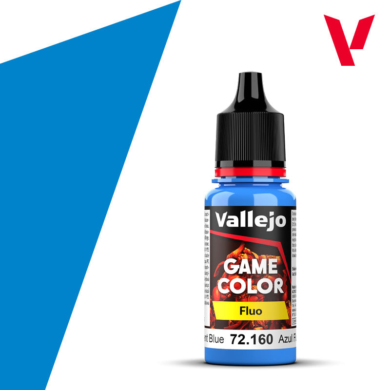 Vallejo Game Color Fluo: Fluorescent Blue 18ml