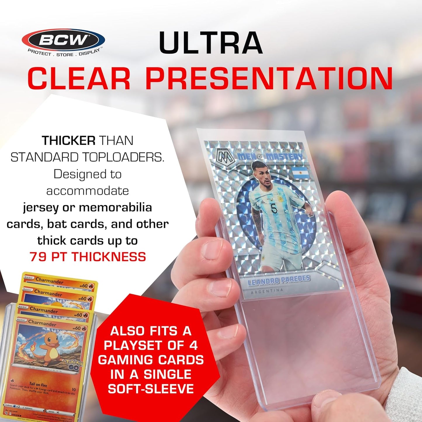 BCW: Topload Card Holder 25 Pack - 3x4 79 Point