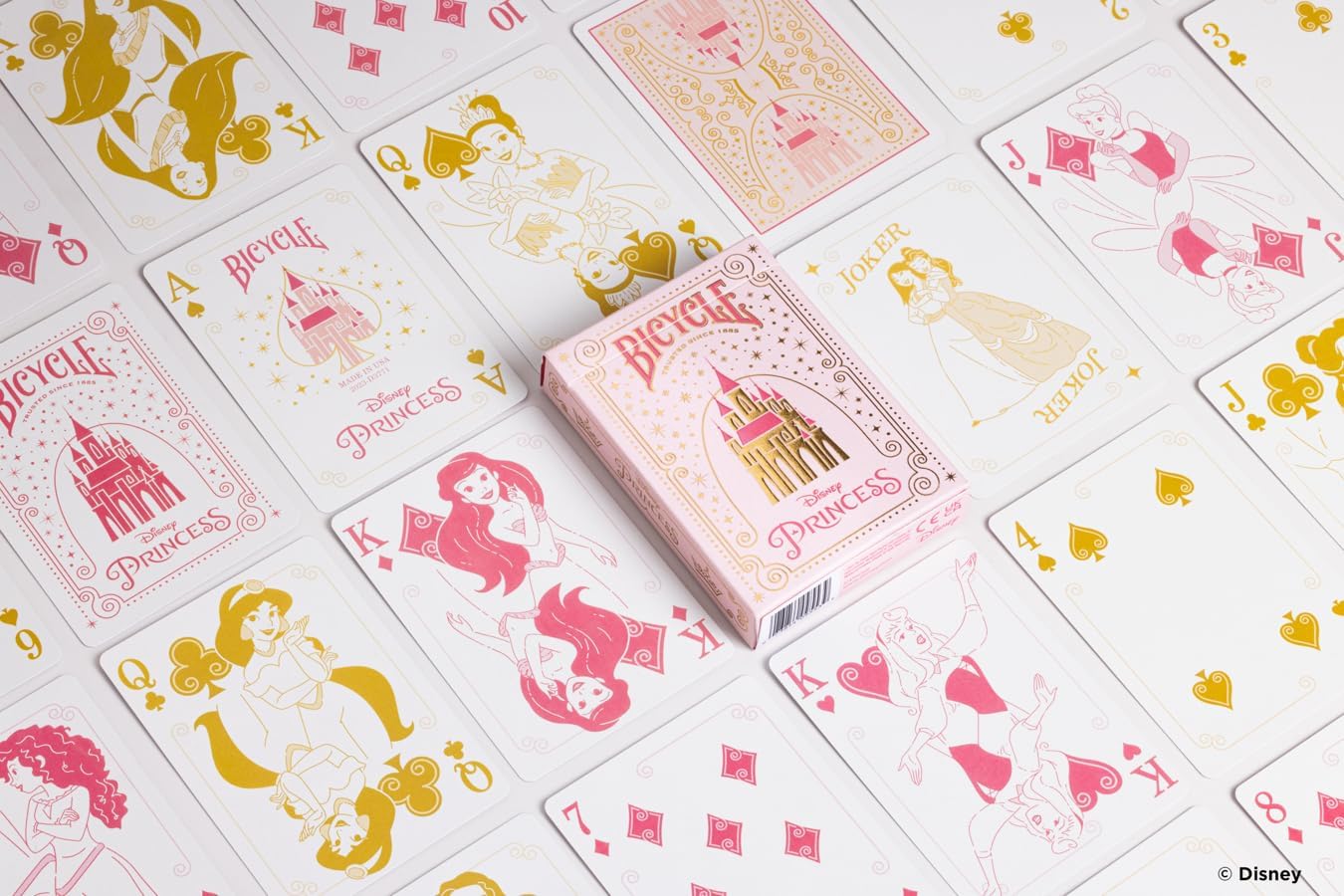 Bicycle Playing Cards: Disney Princess Pink