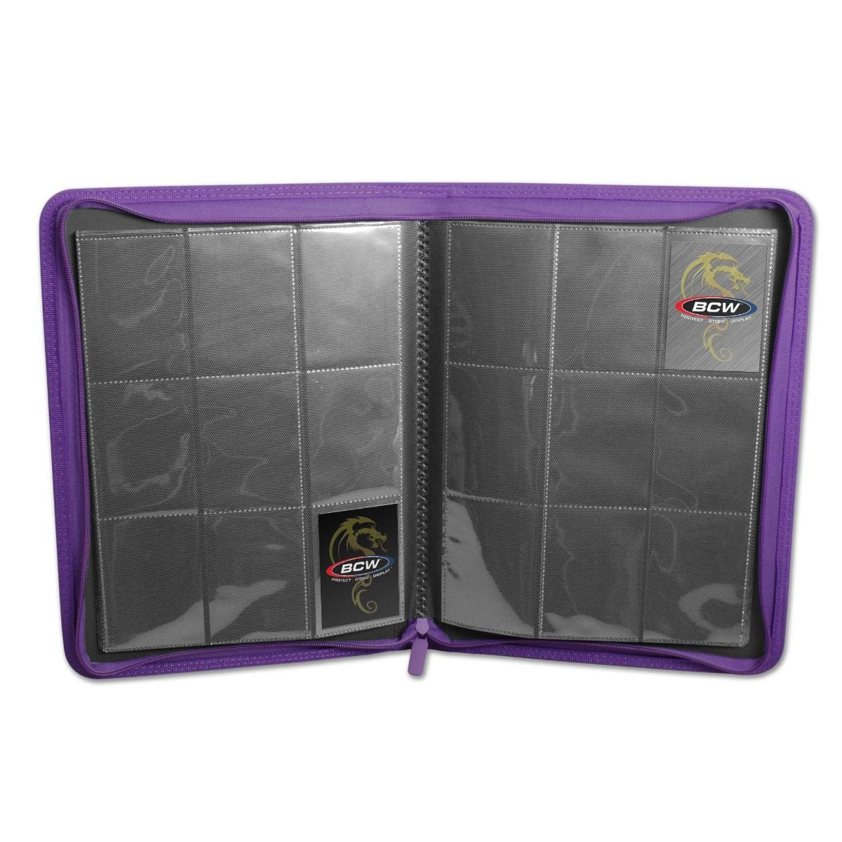 BCW: Z-Folio 9-Pocket LX Album - Purple
