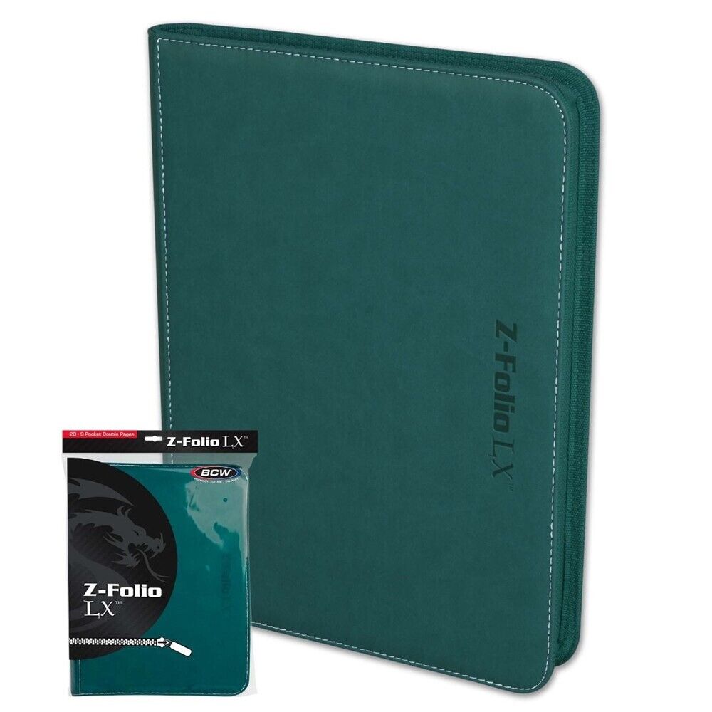 BCW: Z-Folio 9-Pocket LX Album - Teal