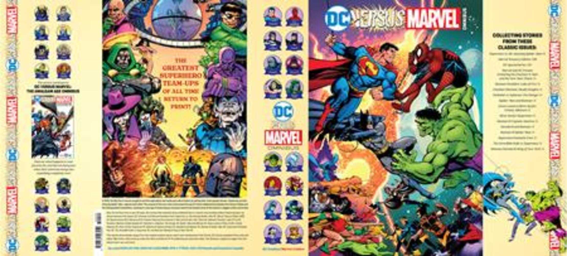 DC Versus Marvel Omnibus Hardcover George Perez Cover – Amazing