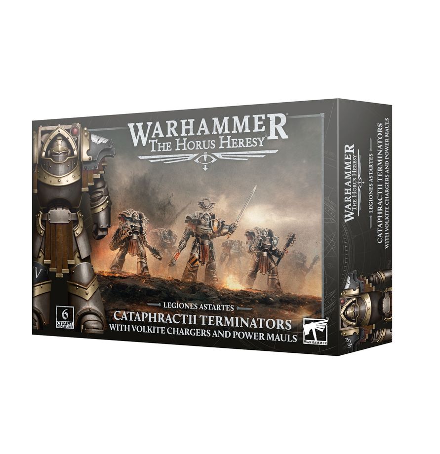 Warhammer The Horus Heresy: Legiones Astartes - Cataphractii Terminators With Volkite Chargers And Power Mauls