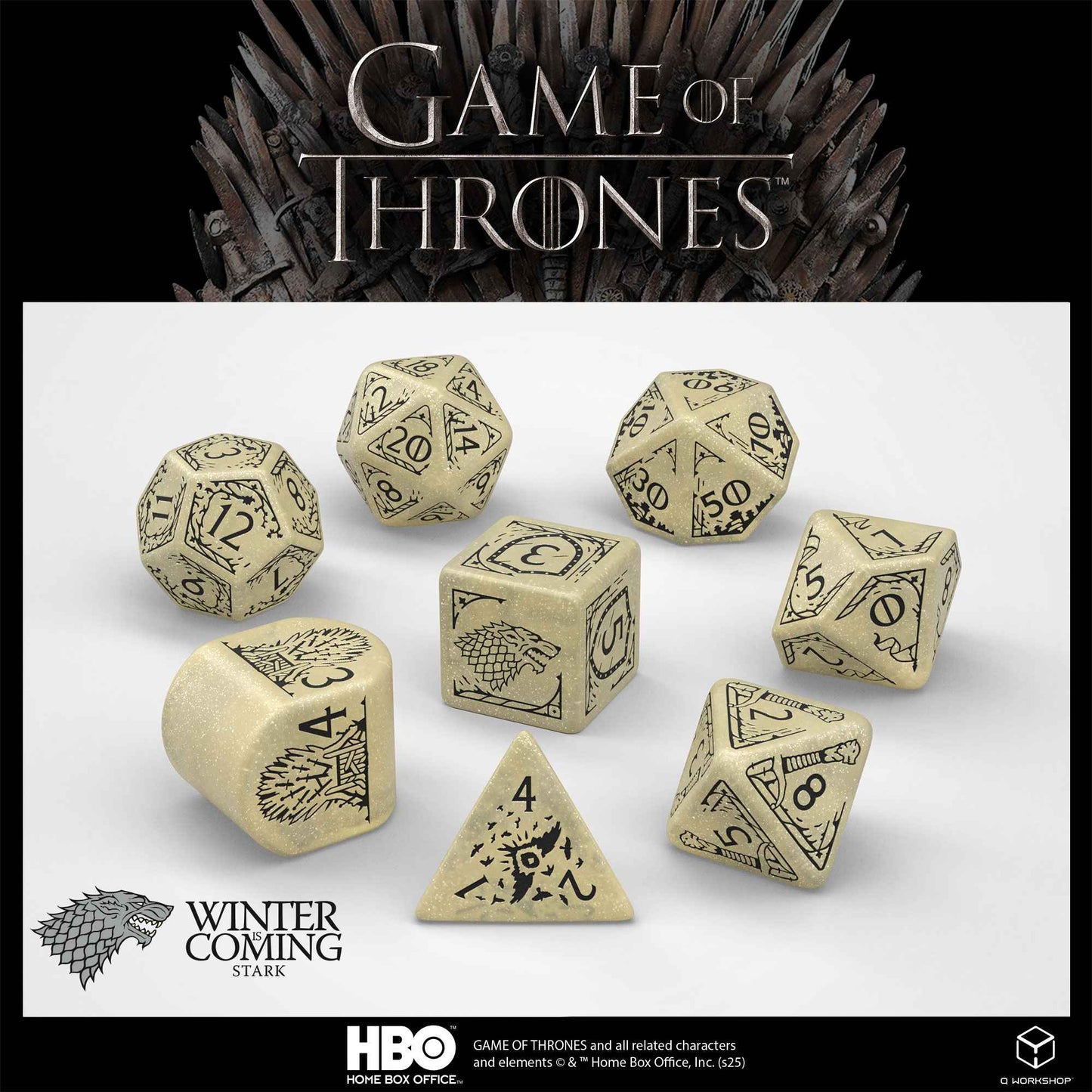 Game Of Thrones: Stark Dice Set