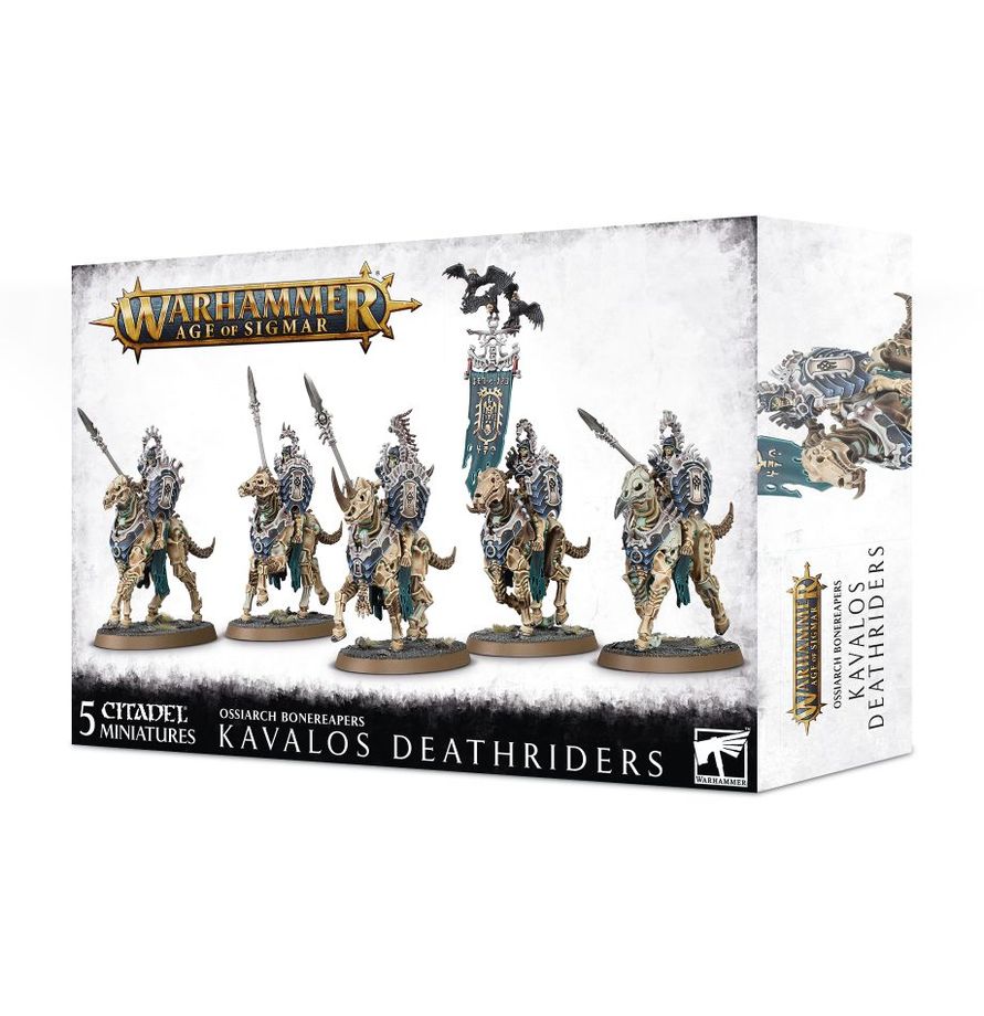 Warhammer Age Of Sigmar: Ossiarch Bonekeepers - Kavalos Deathriders