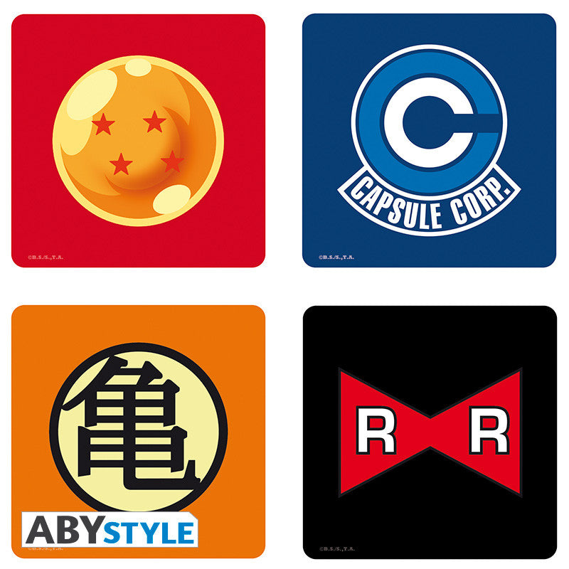 Dragon Ball: 4 Piece Coaster Set - Symbols