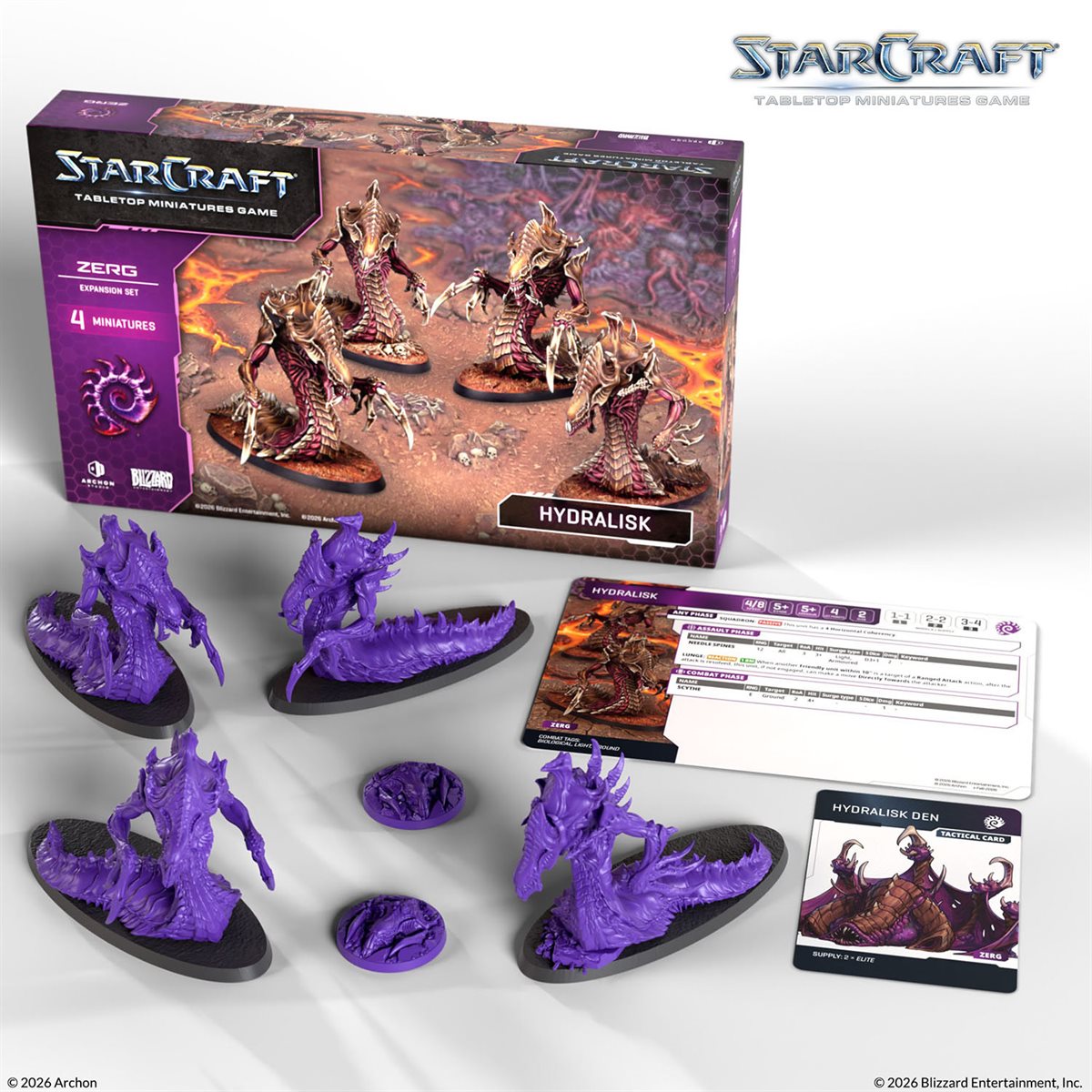 Starcraft: The Miniatures Game - Wave 1 Zerg Hydralisk Expansion