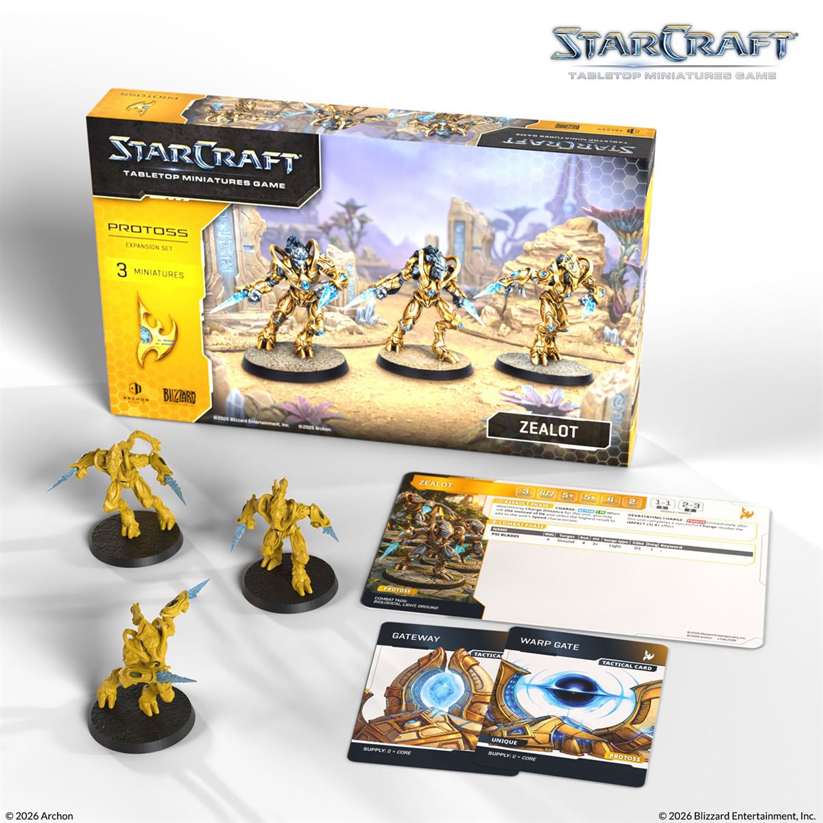 Starcraft: The Miniatures Game - Wave 1 Protoss Zealot Expansion Set