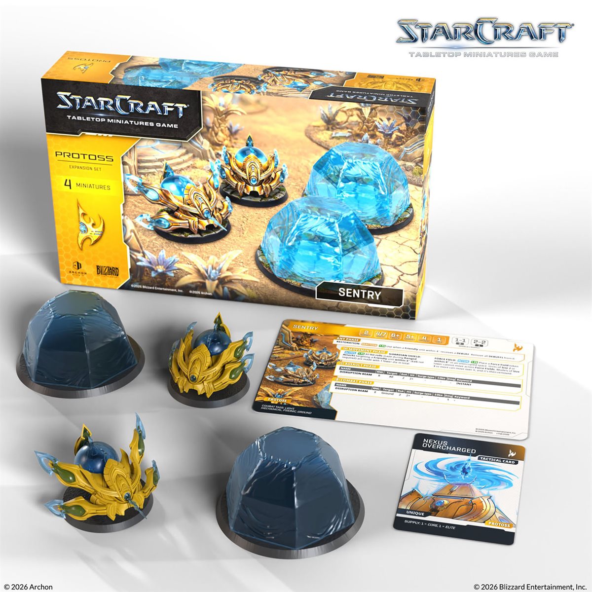 Starcraft: The Miniatures Game - Wave 1 Protoss Sentry Expansion Set