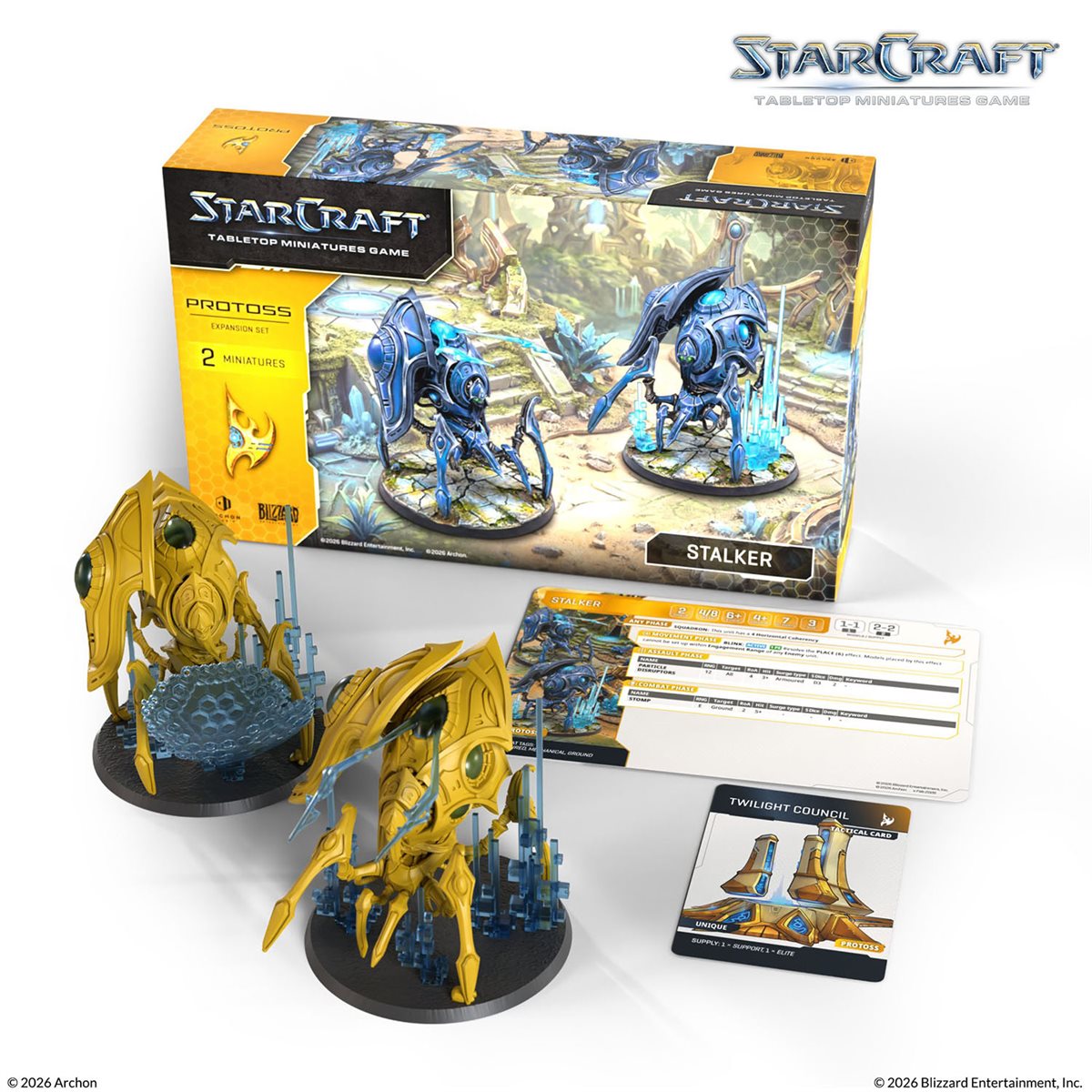 Starcraft: The Miniatures Game - Wave 1 Protoss Stalker Expansion Set