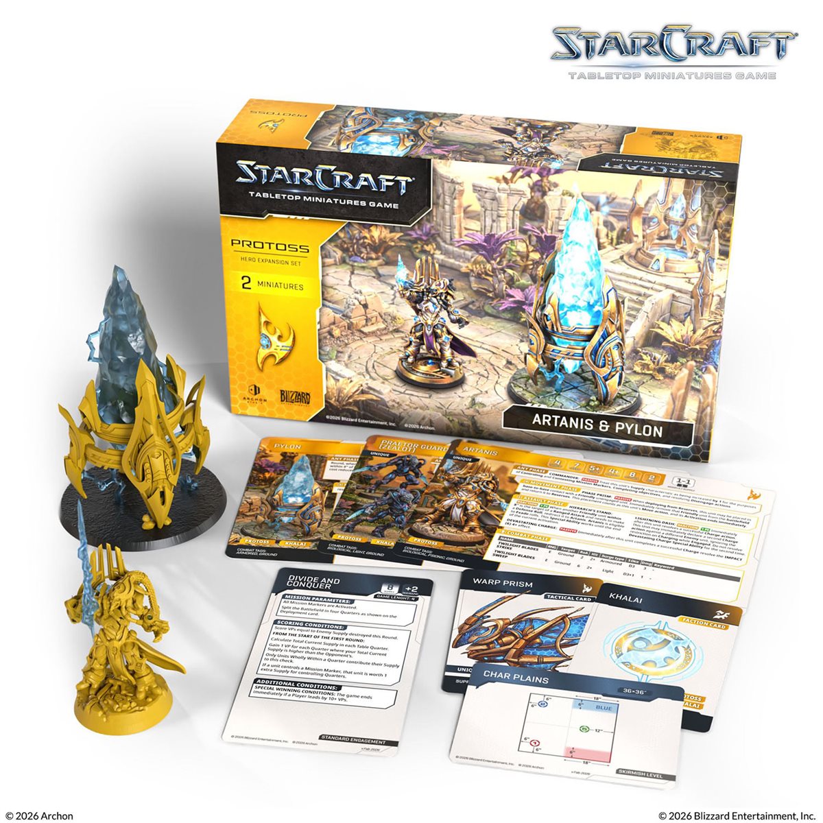 Starcraft: The Miniatures Game - Wave 1 Protoss Hierarch Artanis Hero Expansion Set