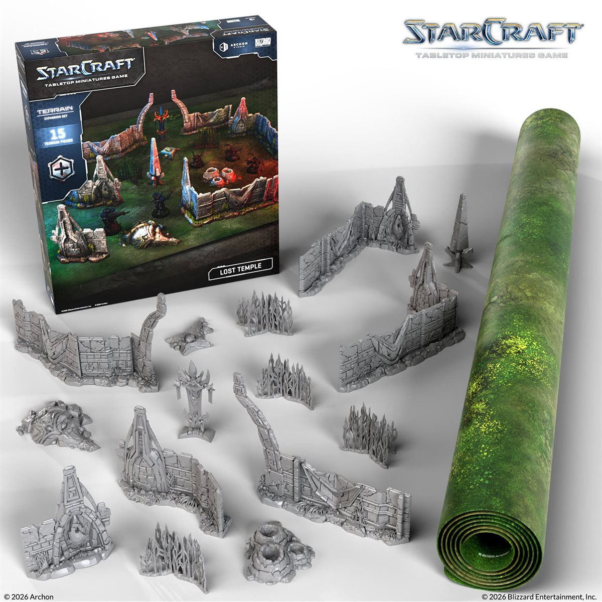 Starcraft: The Miniatures Game - Wave 1 Lost Temple Terrain Expansion Set