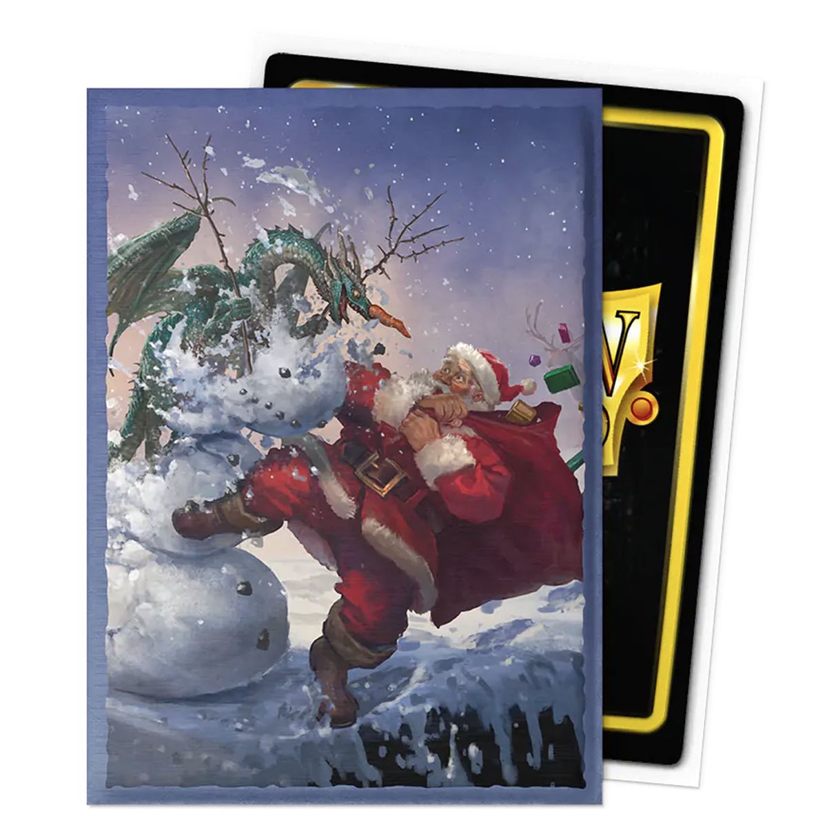 Dragon Shield: Brushed Art Sleeves 100 Count – Christmas 2025