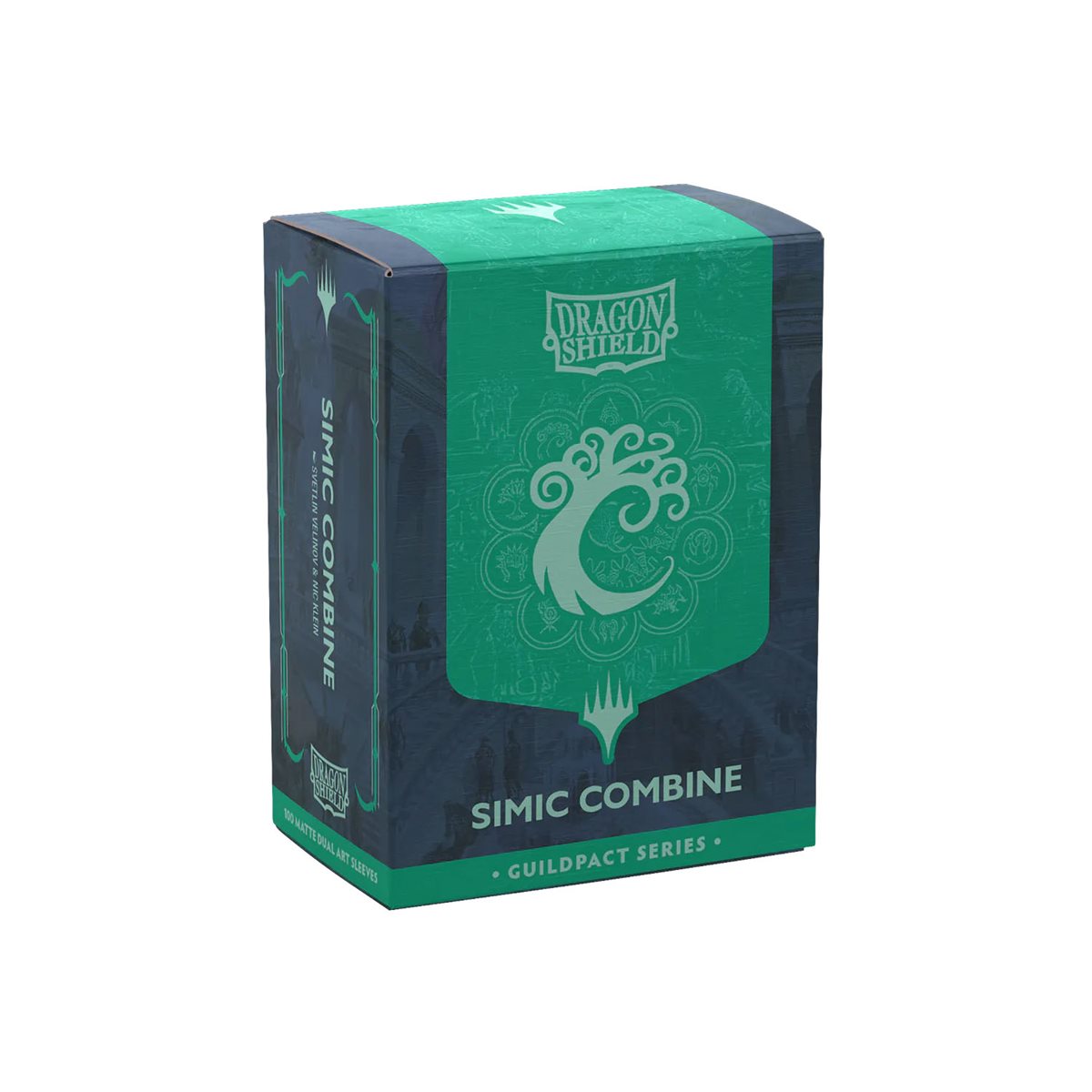 Dragon Shield: Dual Matte Sleeves 100 Count - Simic Combine