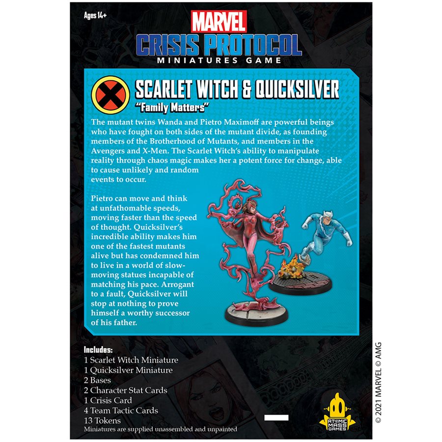 Marvel: Crisis Protocol - Scarlett Witch & Quicksilver Character Pack