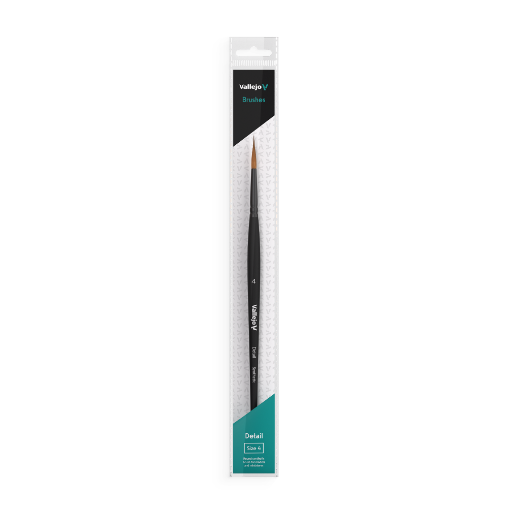Vallejo: Round Synthetic Brush - Detail Size 4