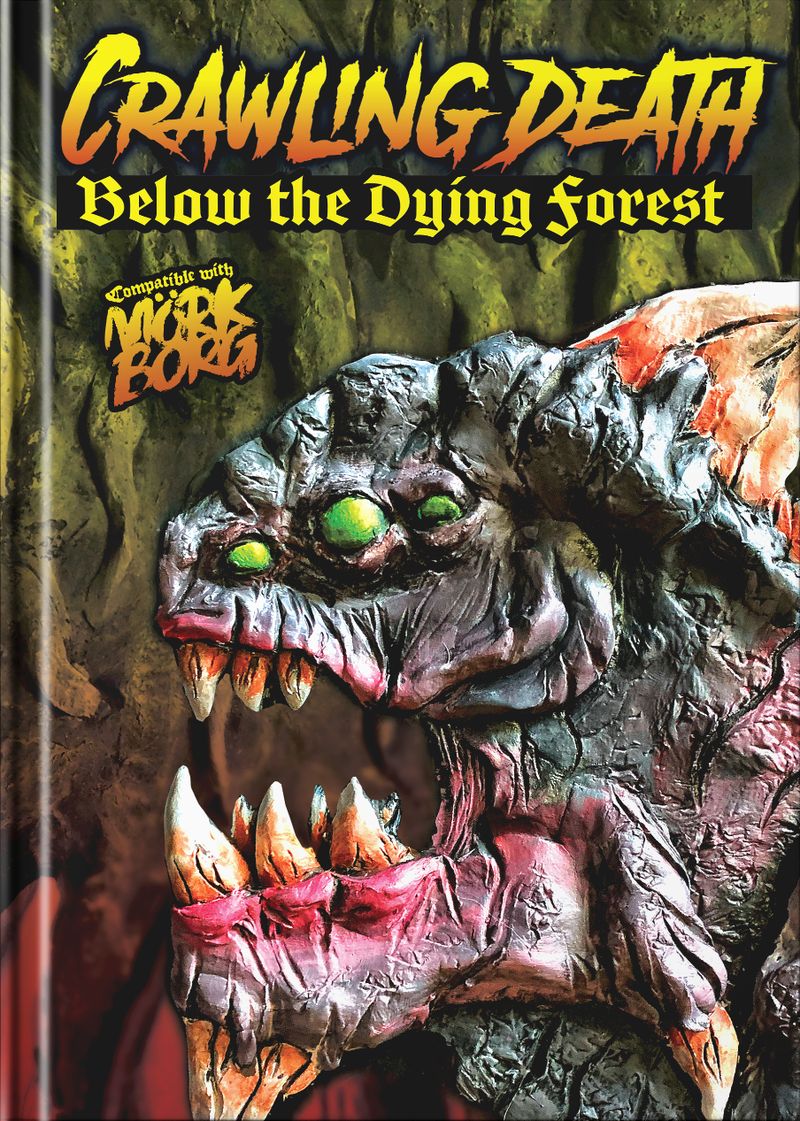 Mork Borg RPG: Crawling Death - Below The Dying Forest