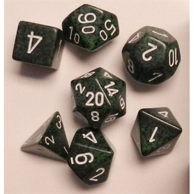 Chessex: 7 Piece Dice Set - Speckled Recon