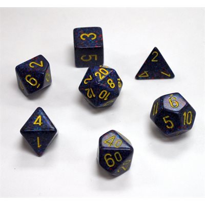 Chessex: 7 Piece Dice Set - Speckled Twilight