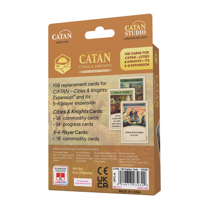 Catan: 6th Edition - Cities & Knights Cards