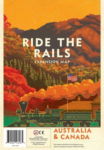 Ride the Rails: Australia & Canada Maps