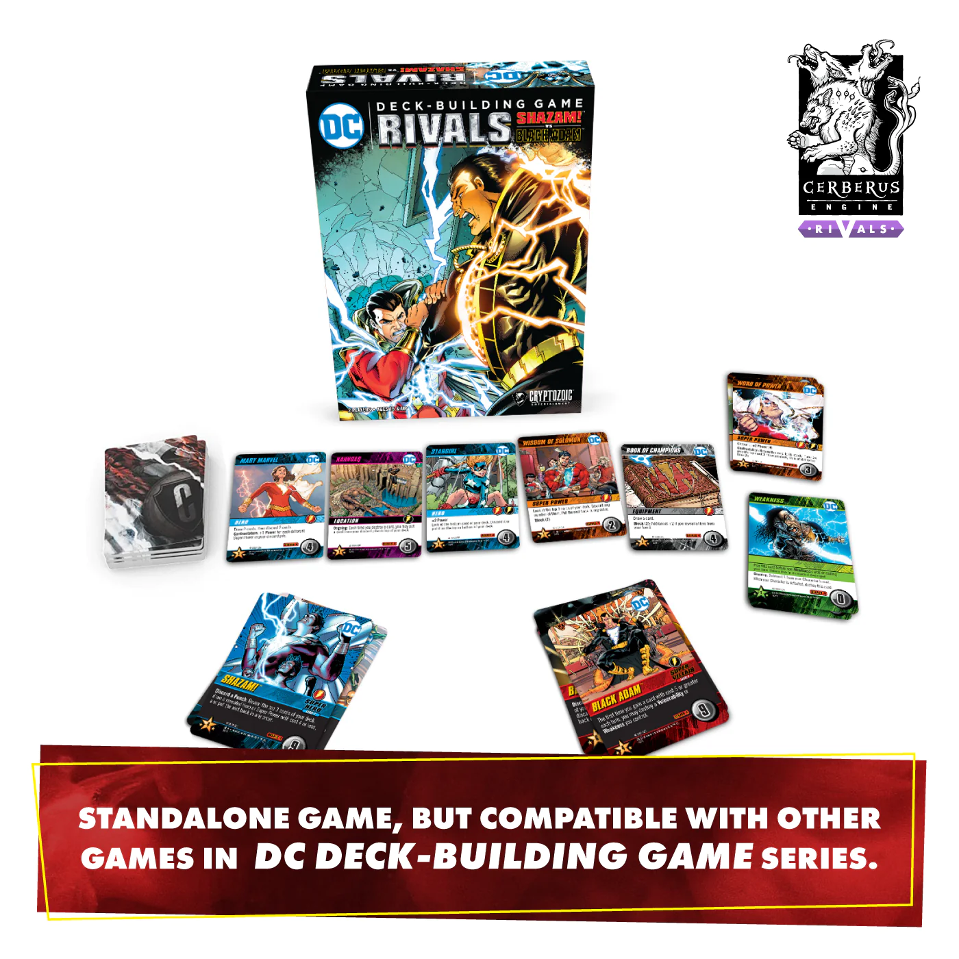DC Comics Deck-Building Game: Rivals Shazam! Vs Black Adam