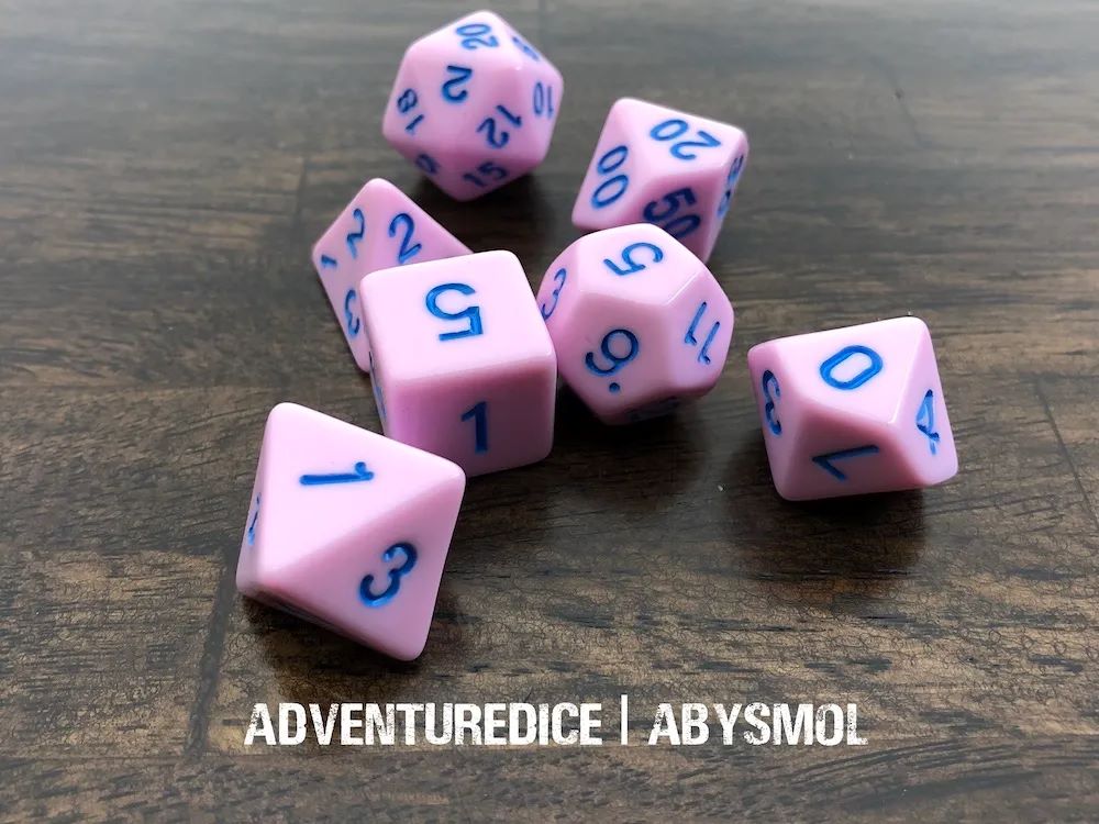 Adventure Dice: 7 Piece Dice Set - Abysmol