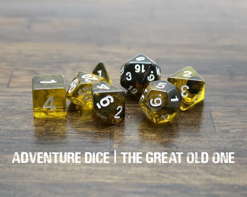 Adventure Dice: 7 Piece Dice Set - The Great Old One