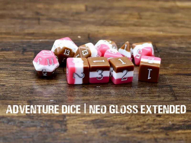 Adventure Dice: 11 Piece Dice Set - Neo Glossy