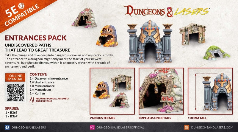 Dungeons & Lasers: Entrances Pack
