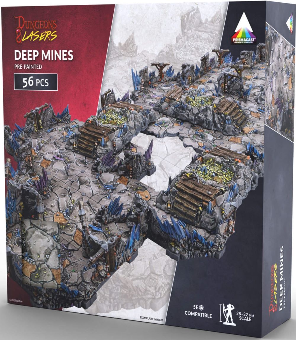 Dungeons & Lasers: Deep Mines Pre-Painted