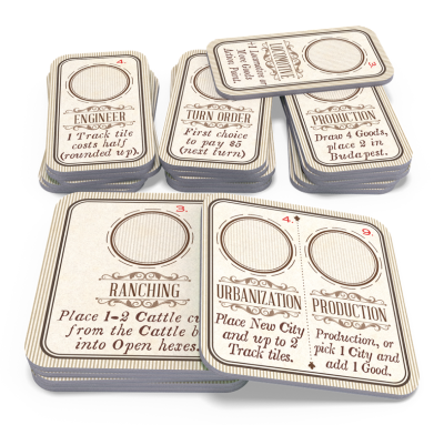 Age Of Steam Deluxe: Deluxe Promo Action Tiles