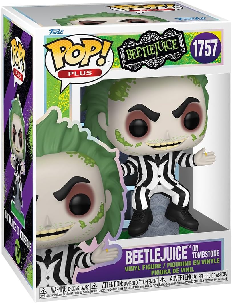Pop Plus Beetlejuice S3 Beetlejuice W Tombstone Figure