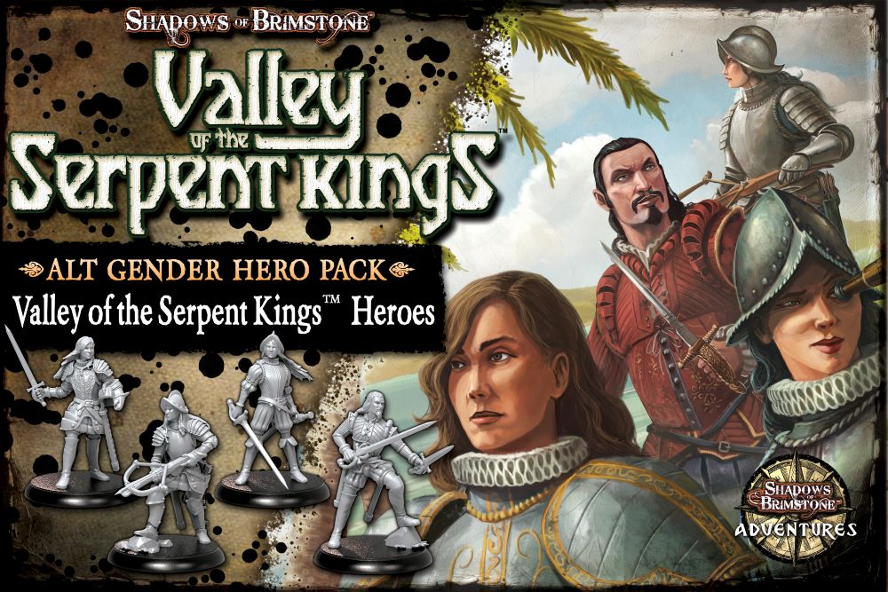 Shadows Of Brimstone: Valley Of The Serpent Kings - Alt Gender Hero Pack