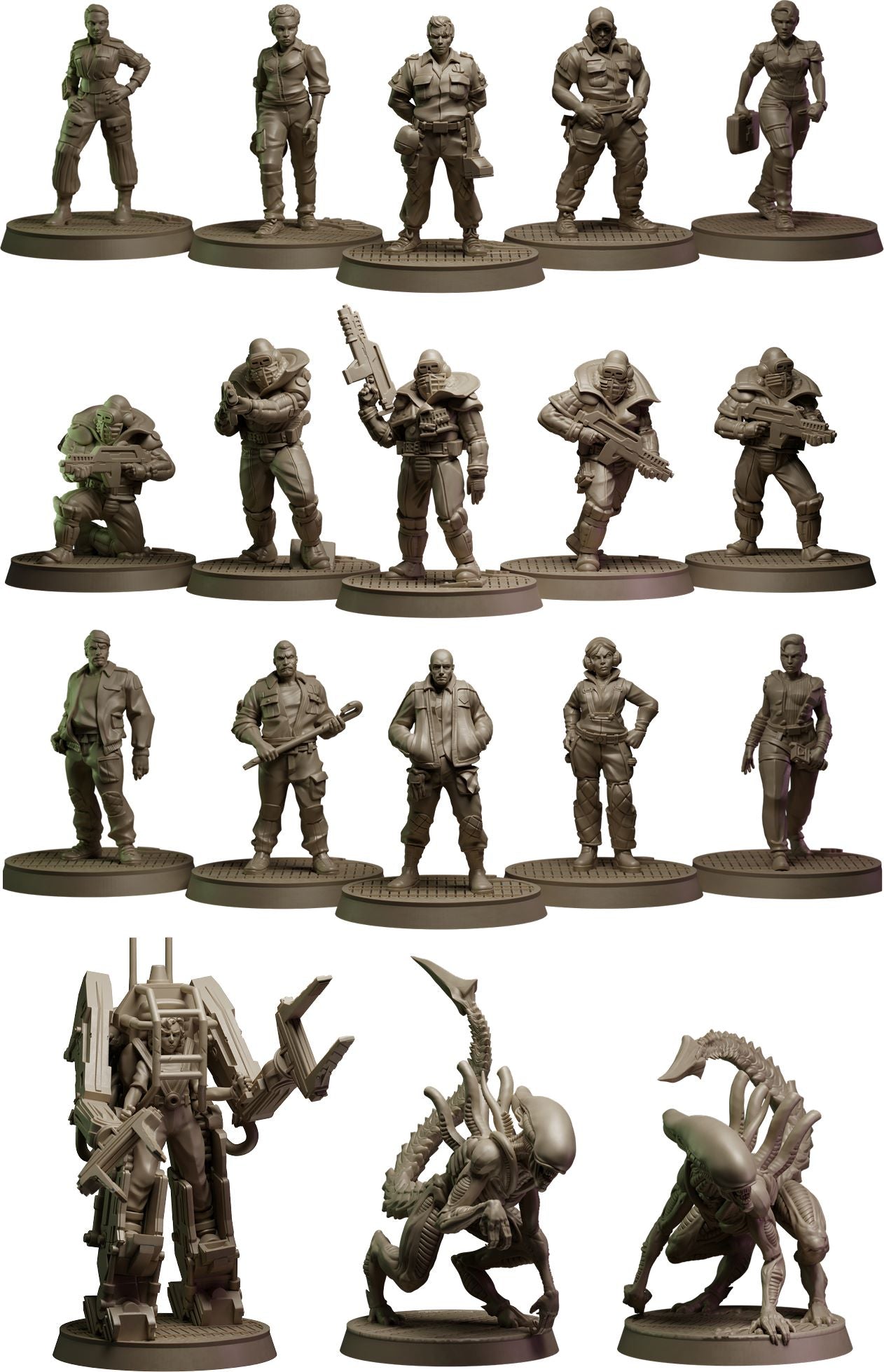 Alien RPG: Miniatures Set Rapture Protocol