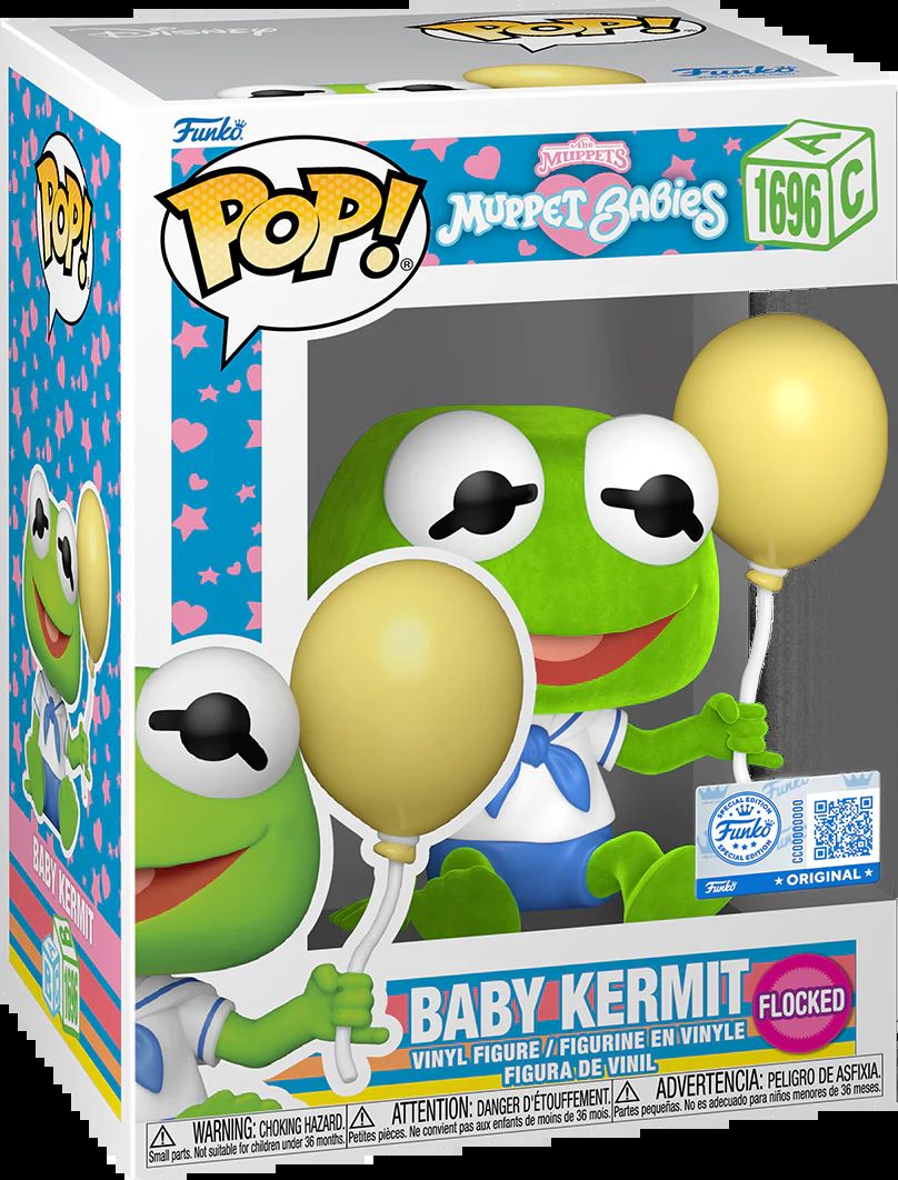 Pop Television: Muppet Babies Baby Kermit Flocked