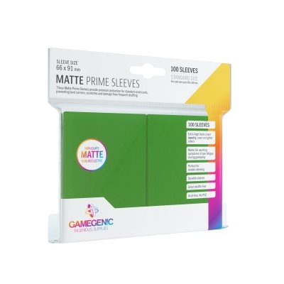 Gamegenic: Matte Prime Sleeves 100 Pack - Green