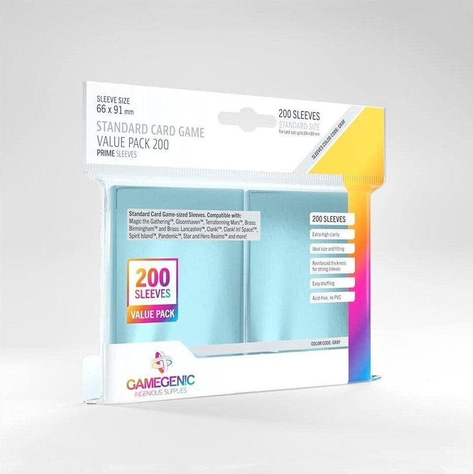 Gamegenic: Value Pack Sleeves 200 Count – Standard