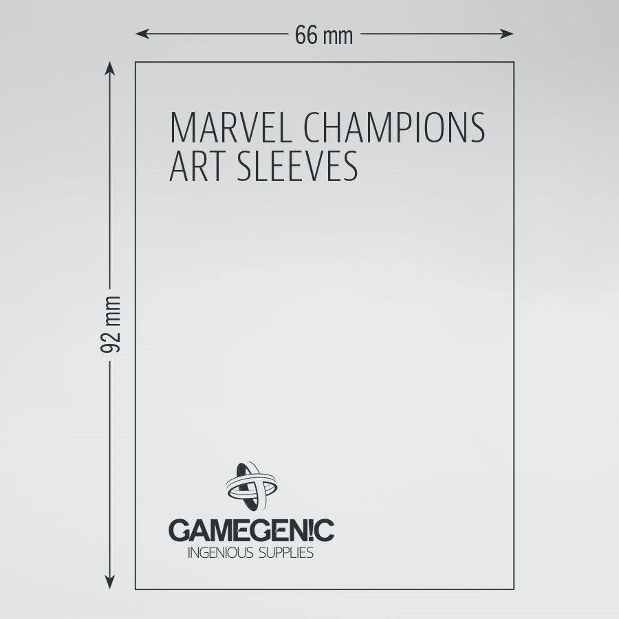 Marvel Champions: Marvel Logo Sleeves 50 Count - Orange