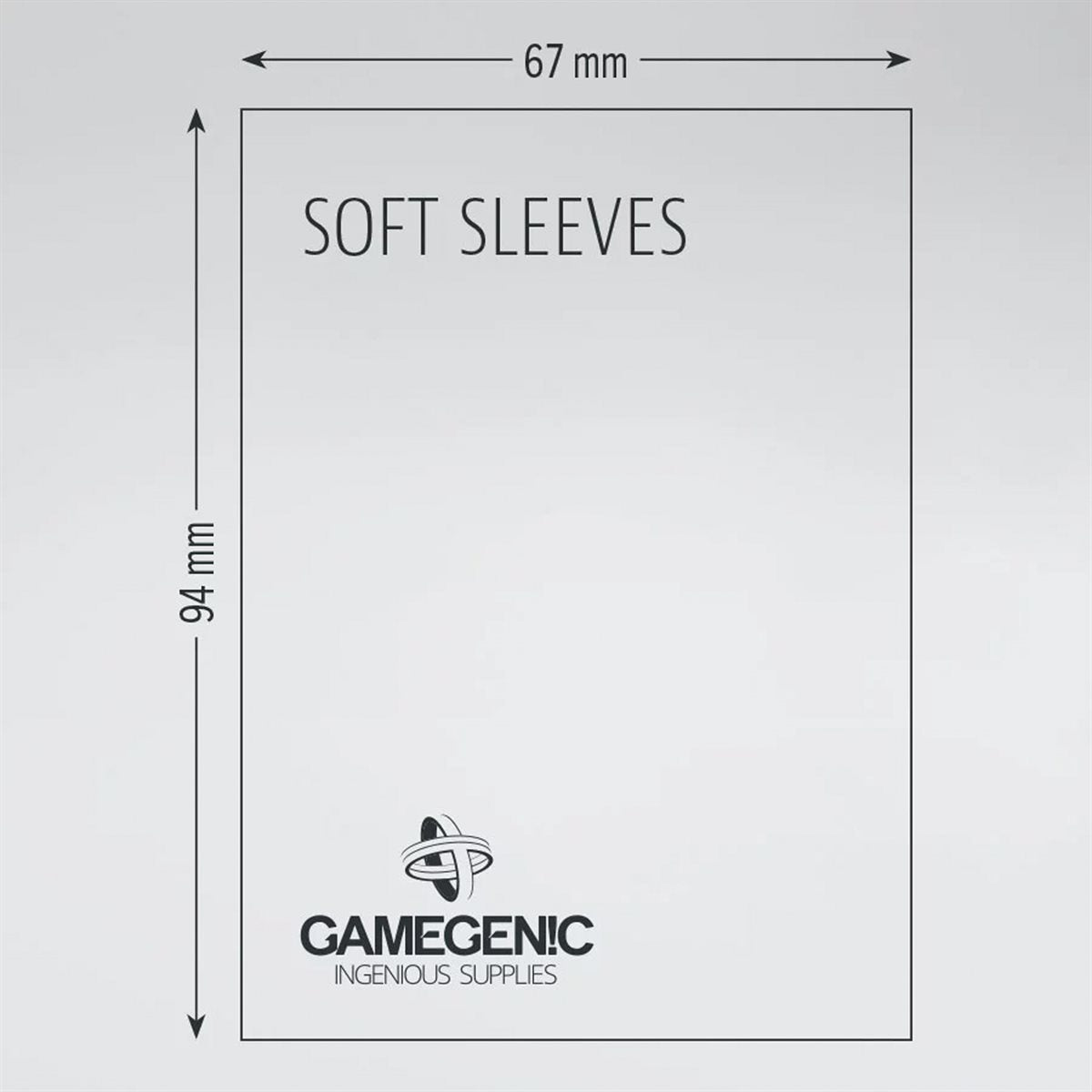 Gamegenic: Board Game Soft Sleeves 100 Count (Repackaging)