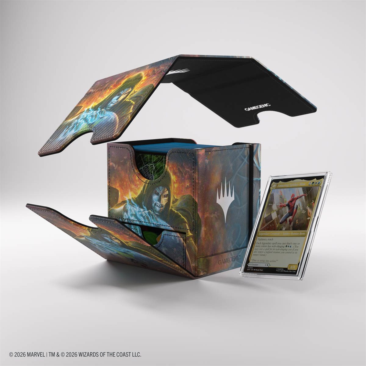 MTG Marvel Super Heroes: Sidekick Pro XL 100+ Deck Box - Doom Reigns Supreme