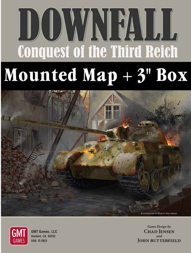 Downfall: Conquest Of The Third Reich 1942-1945 - Mounted Maps & 3" Box