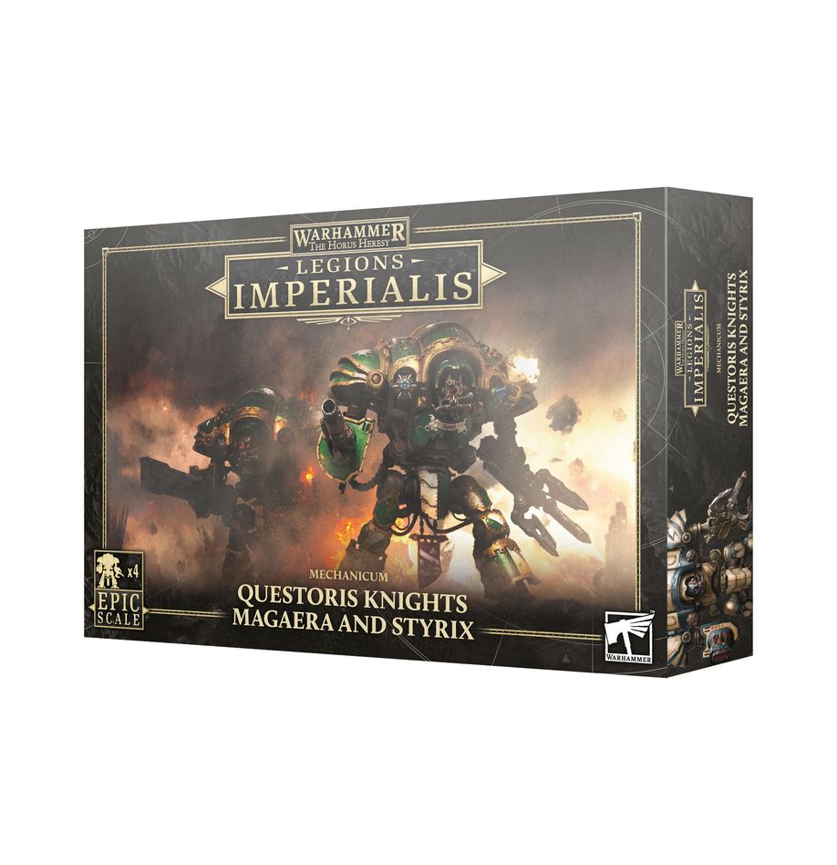 Warhammer The Horus Heresy: Legions Imperialis - Mechanicum Questoris Knights Magaera And Styrix