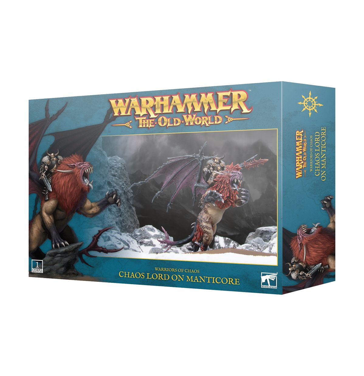 Warhammer The Old World: Warriors Of Chaos - Chaos Lord On Manticore