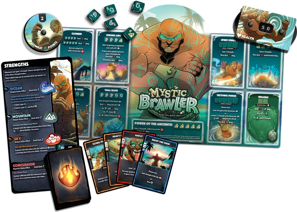 Dice Throne Hero Pack - Mystic Brawler