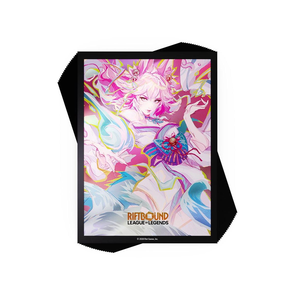 League Of Legends Riftbound: Spiritforged Sleeves 100 Count - Ahri