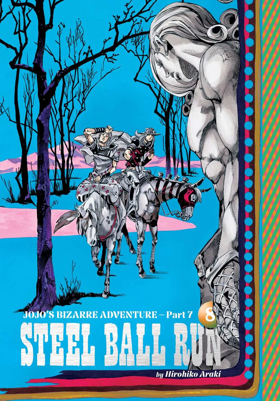 Jojo's Bizarre Adventure Part 7 Steel Ball Run Hardcover Volume 08