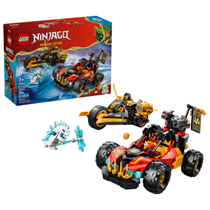 LEGO®: 71864 Kai And Cole's Combiner Vehicles