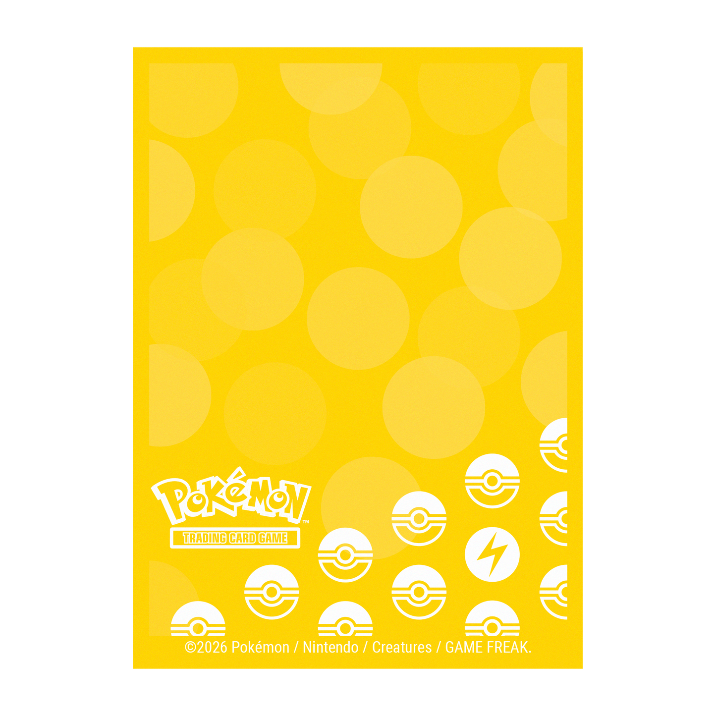 Pokémon: Ultra Pro Sleeves 65 Count - Lightning Type Energy