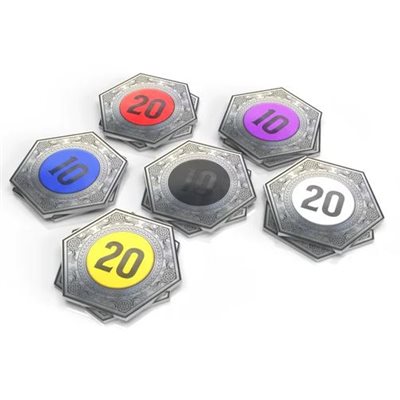 Western Legends: Metal Faro Bid Markers